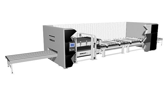  Glass laminator | IFL laminating line for laminated glass from BÜRKLE
